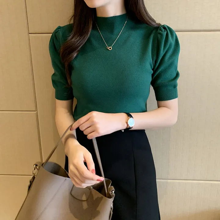 Blusas%20Mujer%20De%20Moda%202023%20Verano%20Short%20Sleeve%20White%20Knitted%20Sweater%20Women%20Pullovers%20Women%20Tops%20Knit%20Women%20Sweater%20Sweaters%20G03%20-%20Image%204