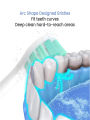 Replacement Brush Heads For  Mijia T300 T500 T700 Electric Toothbrush Soft Bristle Nozzles With Dust Cover 1/410/20pcs. 