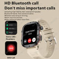 Original Men Smartwatch Flashlight Bluetooth Call Fitness Clock IP68 Waterproof Sports Men for Android IOS Smart Watch 2025 New.