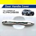 Chrome nikel Outer handle cover Abs for toyota corolla cross, yaris cross, prius, harrier high quality. 