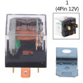 5Pin 4Pin Waterproof Automotive Relay 12V 100A SPDT Random Color Car Control Device Car Relays DC 24V High Capacity Switching. 