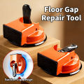Professional Flooring Installation Tool with Suction Cup, Heavy Duty Floor Gap Repair & Baseboard Fixer for Tile Slat Paver Home. 