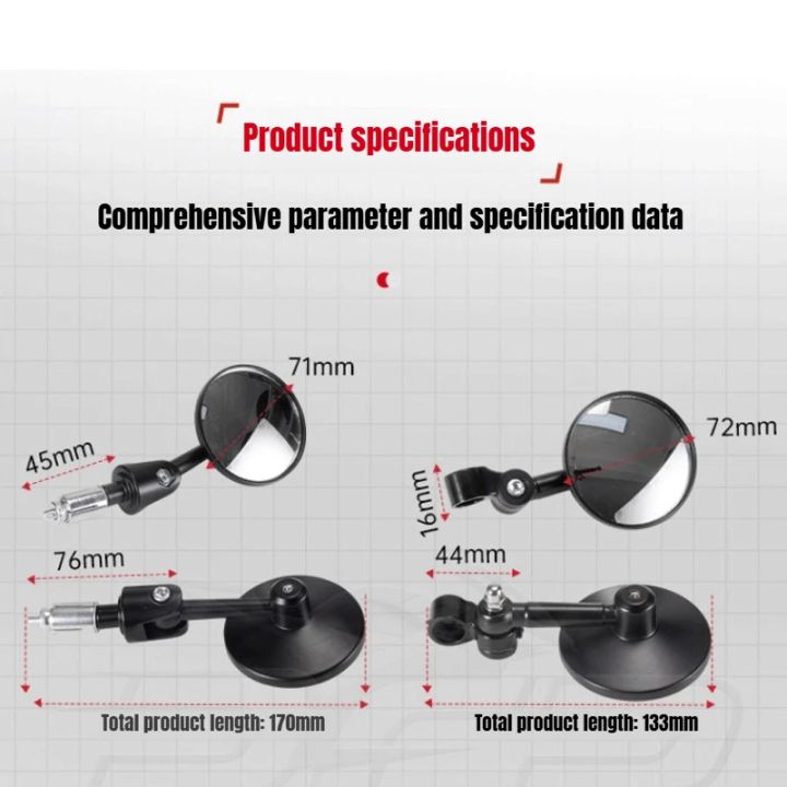 1%20Pair%20%20Rear%20Mirror%20CNC%20Bar%20End%20Side%20Mirror%20Motorbike%20Scooter%20Rearview%20Handle%20Bar%20Mirrors%20Universal%20Round%20Handlebar%20Mirror%20-%20Image%204