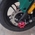 Motorcycle Front Fork Crash Protection Aluminum Frame Slider Protector Hexagonal Wheel Trim for Most Street Bikes Dirt Bike.