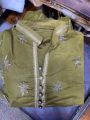 3 pcs Embroidery Reshmi Frock for Girls - Wadding And Party Frock & flapper. 