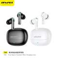 Awei T88 True Wireless Bluetooth Earphone 10mm Moving Coil Super Bass Spatial Sound Effects Earbuds 30 Hours Of Playback Time Ergonomic Design Gaming Headset. 