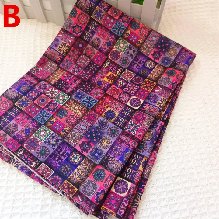 1pc%2050*145cm/19.7*57in%20Sewing%20Fabric%20Bohemian%20Style%20Mandala%20100%25%20Cotton%20Printed%20Boho%20Clothes%20DIY%20Doll%20Dresses%20Handmade%20Patchwork%20-%20Image%206