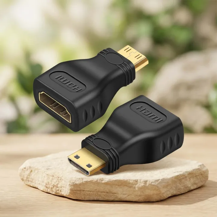 Mini%20HDMI%20Male%20to%20HDMI%20Female%20Adapter%20Cable%20for%20Connecting%20Cameras%20and%20Tablets%20to%20TVs%20Monitors%20and%20Projectors%20with%20Gold%20Plated%20Connectors%20-%20Image%202