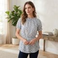 Womens Georgette Stylish Western Top Fashion Tunic for Girls Casual Wear Elegant Lightweight Durable Outfit. 