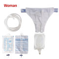 Urine Collector Hypo-allergenic Silicone Adults Urinal Urine Incontinence Catheter Bags for Elderly Men Women Male Female Toilet. 