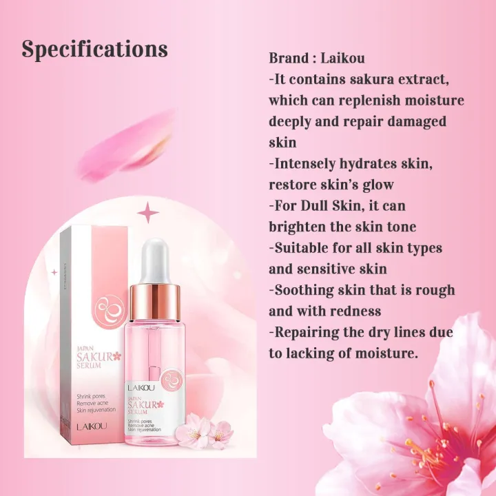 LAIKOU%20Sakura%20Face%20Serum%20Moisturizer%20Cream%20Sleeping%20Mask%20Cleansing%20Mud%20Mask%20Brightening%20Reduce%20Spots%20Wrinkles%20Combo%20Set%20-%20Image%203