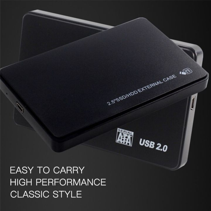 USB%202.0%20HDD%20External%20Hard%20Drive%20Case%202.5%20Inch%20Plastic%20SATA%20Enclosure%20SSD%20High%20Speed%20Transmission%20Support%20Window%20Mac%20Android%20-%20Image%203