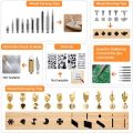 Wood Burning Kit Woodburning Tool with Soldering Iron 54 PCS Woodburner Temperature Adjustable with Soldering Iron Set Pyrography Wood Burning Pen (75 PCS). 