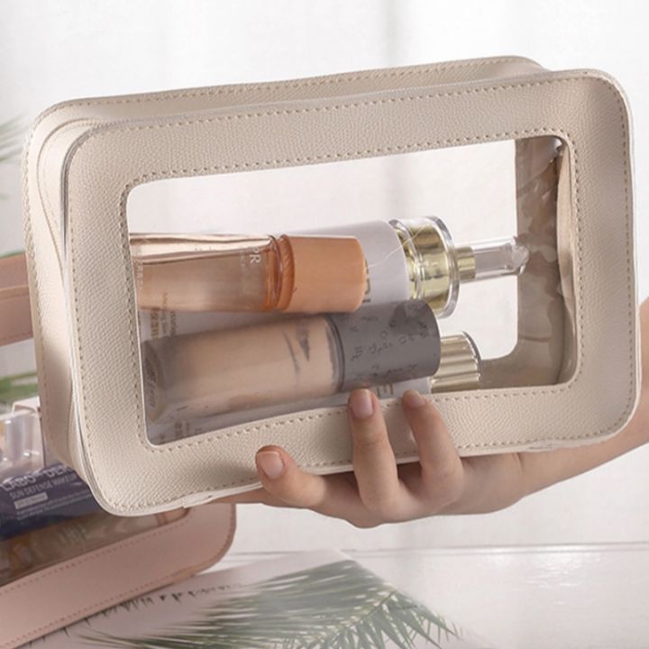 LUSQI%20Minimalist%20Transparent%20PVC%20Waterproof%20Cosmetic%20Leather%20Makeup%20Bag%20Travel%20Portable%20Toiletry%20Bag%20-%20Image%205