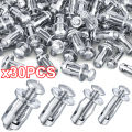 30pcs M4M5M6Jack Nuts Screw Petal Screw Anchors Petal Expansion Plugs for Curtain Expansion Clamp Petal Rivet Lock Jack Nut Bolt.