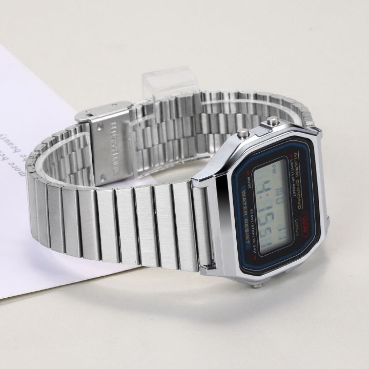 For%20%20F91W%20Watch%20Steel%20for%20F84%20F105%20F108%20A158%20A-168%20AE-1300%20AE-1200%20%20Straps%20Ultra-thin%20Metal%20Bracelet%2018mm%2020mm%20-%20Image%206