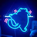 cute Cat Neon Sign Dimmable LED Neon Light for Bar Cafe Club Wall Decor Pet Lover  Shop Window Display Neon Night Light . 