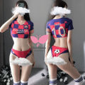 Sexy Football Cheerleader Costume for Women - Lingerie Cosplay, One Size (40-60kg). 