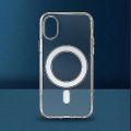 Apple iPhone XS Max Magnetic MagSafe Compatible Protective Clear TPU Transparent. 