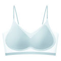 Ultra-thin Seamless Padded Bras For Women Ice Silk Underwear Sexy Lingerie Small Chest Push Up Bra Sexy Tube Tops Bra Intimates. 