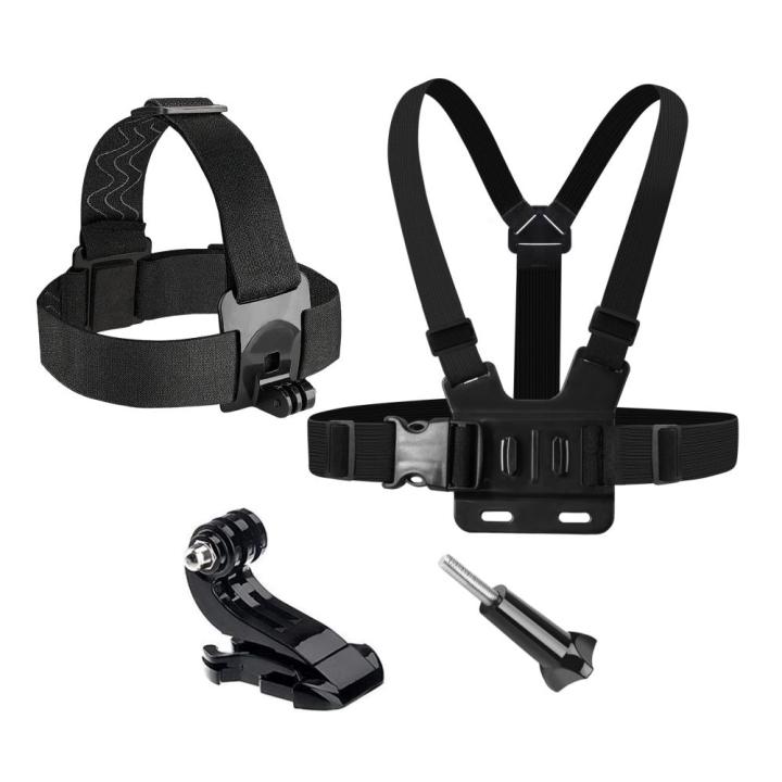 Chest Head Strap Belt For Hero 13 12 11 10 9 8 7 Action 5 Pro 4 Camera Insta360 X5 X4 Accessories With J-hook Mount