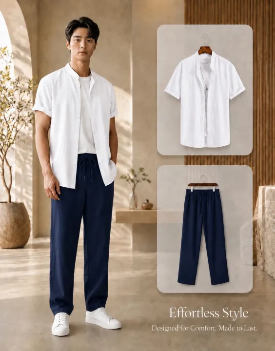 Summer%20Breeze%20Collection:%20Men's%20Stylish%20Breathable%20Half-Sleeve%20Shirt%20&%20Trouser%20%E2%80%93%20Lightweight%20Comfort%20for%20Hot%20Days!%20-%20Image%208