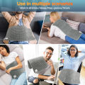 Home Electric Heating Pad Back Shoulder Office Winter Warming Blanket 10 Heat Thermal Mat Abdomen Period Menstrual Belt.