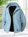 Windbreaker Jacket Men Outdoor Hooded Zip Up Hiking Jackets Men Windproof Camping Casual Jackets Lightweight Coats Spring Autumn. 