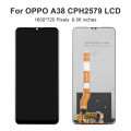 6.56" Display Screen for Oppo A38 Lcd Display Digital Touch Screen with Frame for Oppo A38 CPH2579 Screen Replacement. 