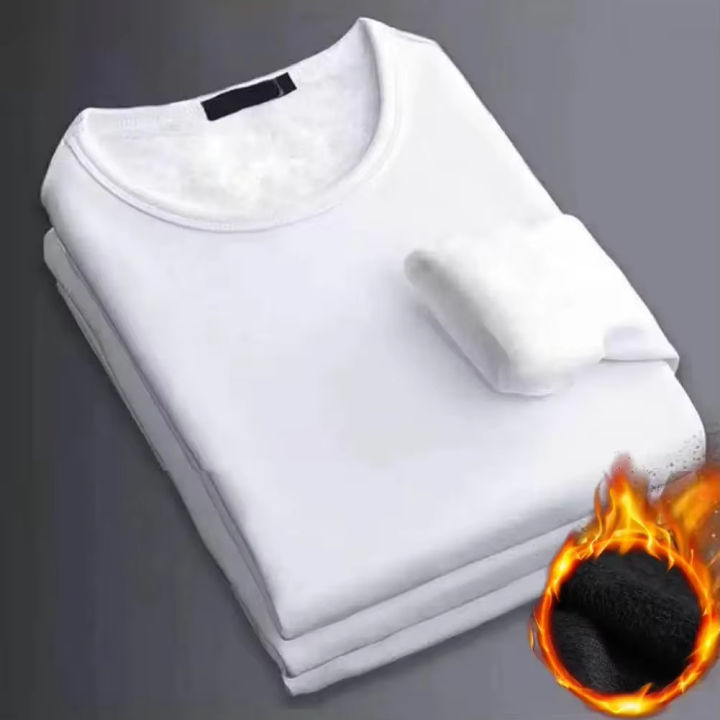 Winter%20Men's%20Long-sleeved%20Thermal%20Underwer%20T-Shirt%20Fleece%20Bottoming%20Shirt%20Round%20Neck%20Shirt%20Fashion%20Plus%20Velvet%20Padded%20T-shirt%20-%20Image%204