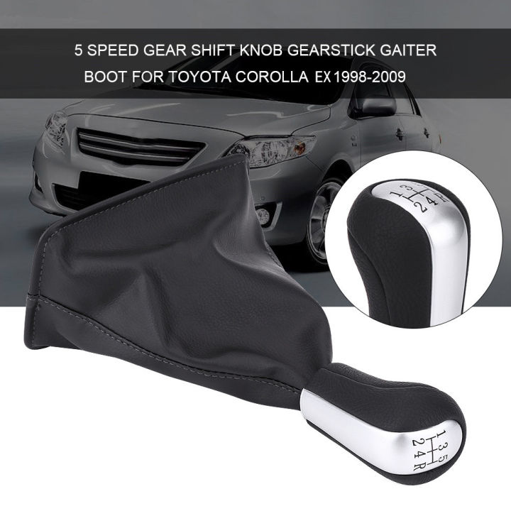 5%20Speed%20Gear%20Shift%20Knob%20Gearstick%20Gaiter%20Boot%20for%20Toyota%20Corolla%20ex%201998-2009%20-%20Image%206