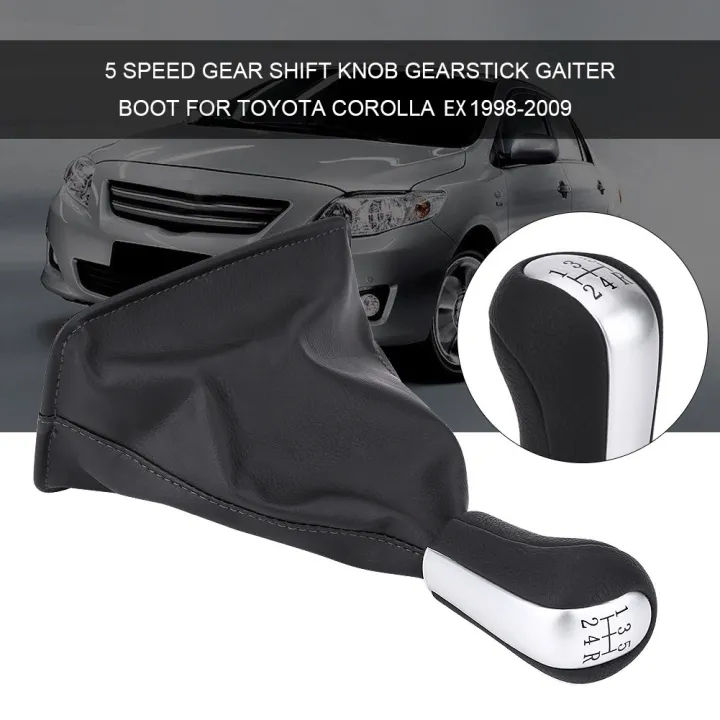 5%20Speed%20Gear%20Shift%20Knob%20Gearstick%20Gaiter%20Boot%20for%20Toyota%20Corolla%20ex%201998-2009%20-%20Image%206