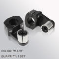 Motorcycle 22mm 28mm Bar Clamps Raised Handlebar Handle Bar Risers Black Silver Mount Riser Clamp Dirt Motocross Accessories. 