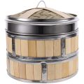 Long Bao Steamer Bamboo Liner Food for Cooking Basket Dumpling Steaming Hair. 
