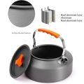 Camping Water Kettle Lightweight Aluminium Alloy Teapot for Outdoor Tourism Cookware Travel Hiking Picnic Tableware.
