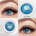 Blue Contact Lenses 1Pair Cosmetics Colored Contact Lenses. 