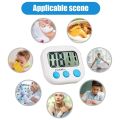 Magnetic LCD Digital Kitchen Countdown Timer Stopwatch with Stand Practical Cooking Sports Alarm Clock Reminder Tools.