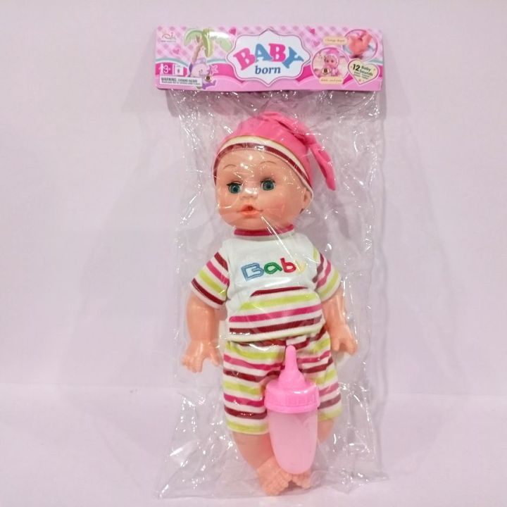 Beautiful Baby Born Crying Feeder Doll And Baba Boy  With Feeder Musical Doll For Kids.Best Gift Doll For Beautiful Doll For Kids