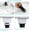 Basin vanity push waste 6 inch black color bathroom push complain. 