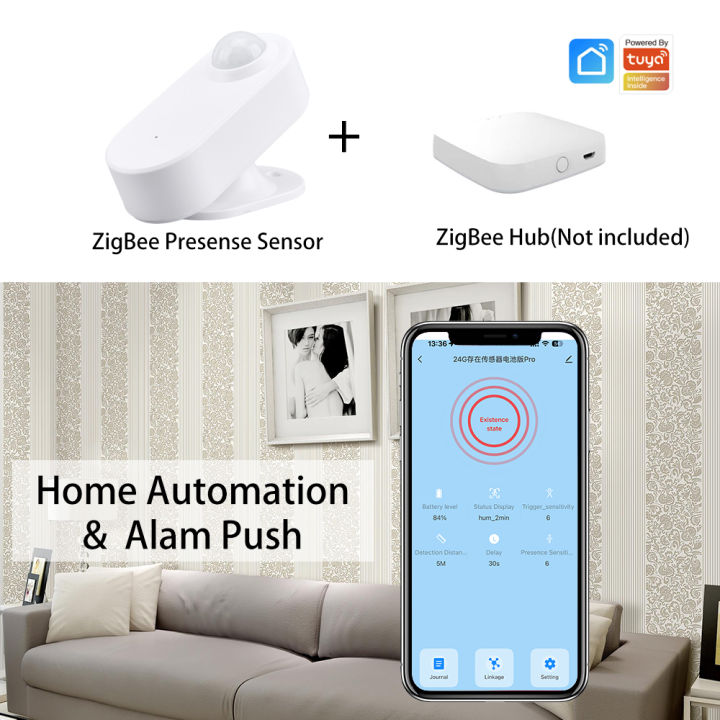 ZigBee%20Human%20Presence%20Sensor%2024G%20MmWave%20Radar%20Motion%20Movement%20Occupancy%20Detector%20Battery%20Powered%20Tuya%20Smart%20Life%20Home%20Automation%20-%20Image%202