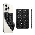 Suction Cup Phone Case Mount Double-Sided,Silicon Sticky Phone Stand for iPhone Android Selfies Hands-Free Strong Grip Holder. 