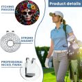 Skull Design Golf Ball Marker Funny Golf Ball Marker Hat Clip Funny Golf Accessories Magnetic Golf Ball Marker Ladies. 