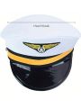 PESENAR Pilot Clothing Set, Aviation Pilot Captain, Pilot Hat, Shoulder Badge, Sunglasses Badge, Tie Accessory. 