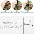 Outdoor Camping Lantern Stand, Tabletop Aluminum alloy Detachable Lantern Hangers Portable Lighting Brackets, Hiking Equipment. 
