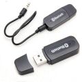 USB Bluetooth Music Receiver Adapter - Black. 