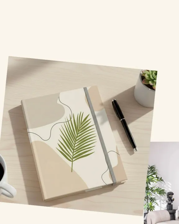 Premium Diary Daily Journal Notebook Notepad With Unique Design Boho ...