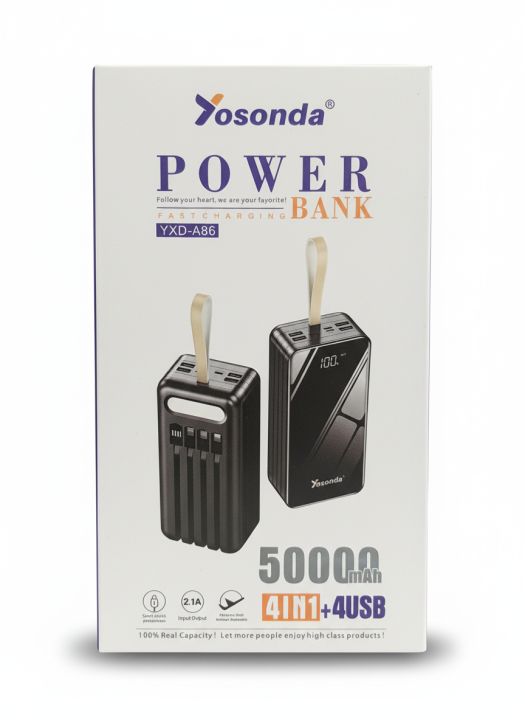 50000MAH POWER BANK Yosonda Fast Charging Power Bank (Model YXD-A86)