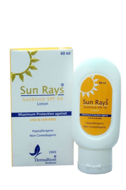 sun rays spf60