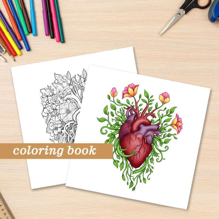Human%20Anatomy%20Coloring%20Book%2024%20Pages%20Medical%20Illustrations%20for%20Students%20Nurses%20Stress%20Relief%20Learning%20%20-%20Image%204
