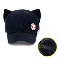 Shikinami Asuka Rangure Cat Ear EVA Hat Girls Cute Cap Anime Baseball Caps Cosplay Langley Soryu Accessories Party.